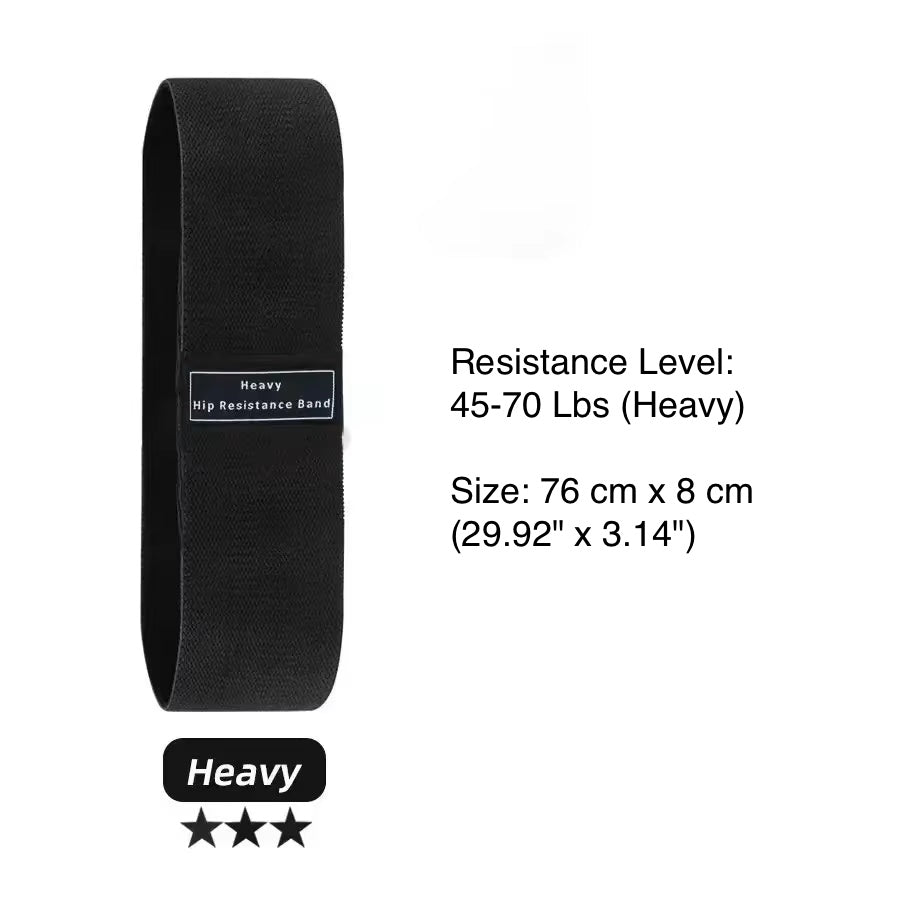 Glute & Thigh Resistance Bands – Heavy-Duty Fabric Bands for Booty, Squats & Strength Training