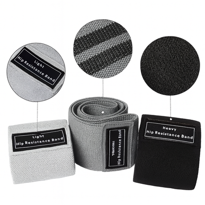 Glute & Thigh Resistance Bands – Heavy-Duty Fabric Bands for Booty, Squats & Strength Training