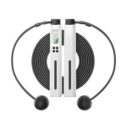 2-in-1 Smart Jump Rope – Adjustable Skipping Rope with Calorie Counter, Ball Bearings & Non-Slip Handles