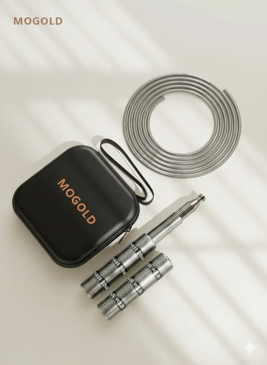 Pro Telescopic Jump Rope – Durable Adjustable Rope for Gym, Boxing, and CrossFit Workouts