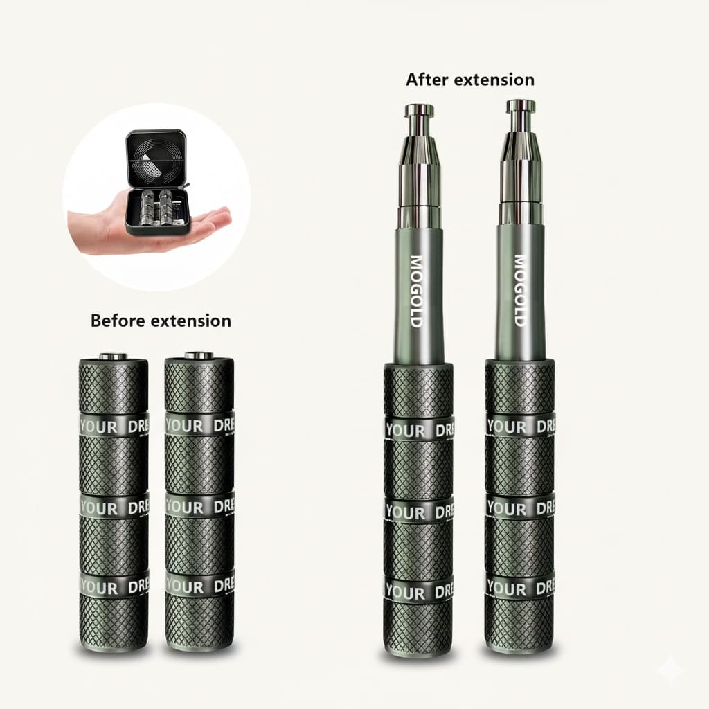 Pro Telescopic Jump Rope – Durable Adjustable Rope for Gym, Boxing, and CrossFit Workouts