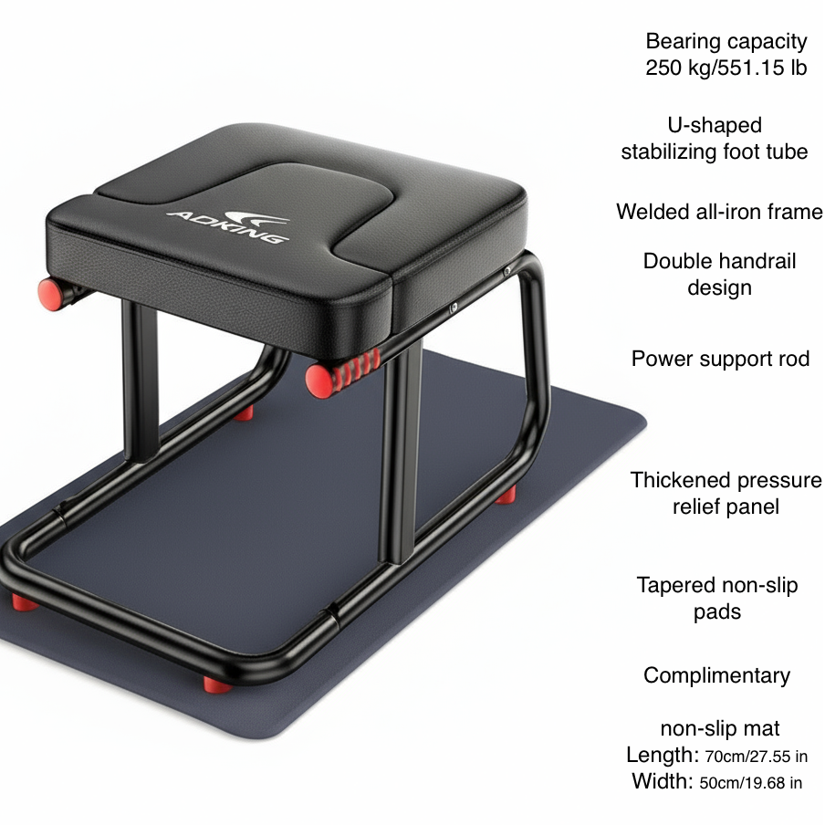 Foldable Headstand Bench – Strengthen Core & Improve Balance with This Studio-Quality Yoga Inversion Chair