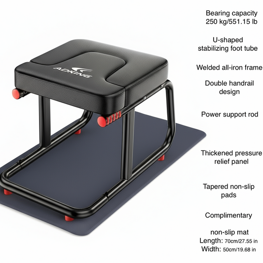 Foldable Headstand Bench – Strengthen Core & Improve Balance with This Studio-Quality Yoga Inversion Chair