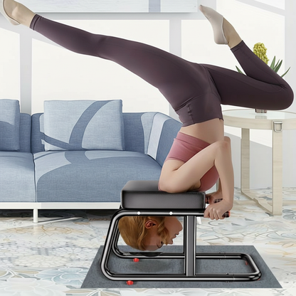 Foldable Headstand Bench – Strengthen Core & Improve Balance with This Studio-Quality Yoga Inversion Chair