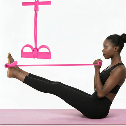 Portable Latex Pedal Resistance Bands for Home Workouts