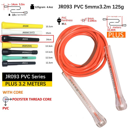 High-Speed Tangle-Free Jump Rope – Durable TPU & PVC Skipping Rope for Fitness and CrossFit Training