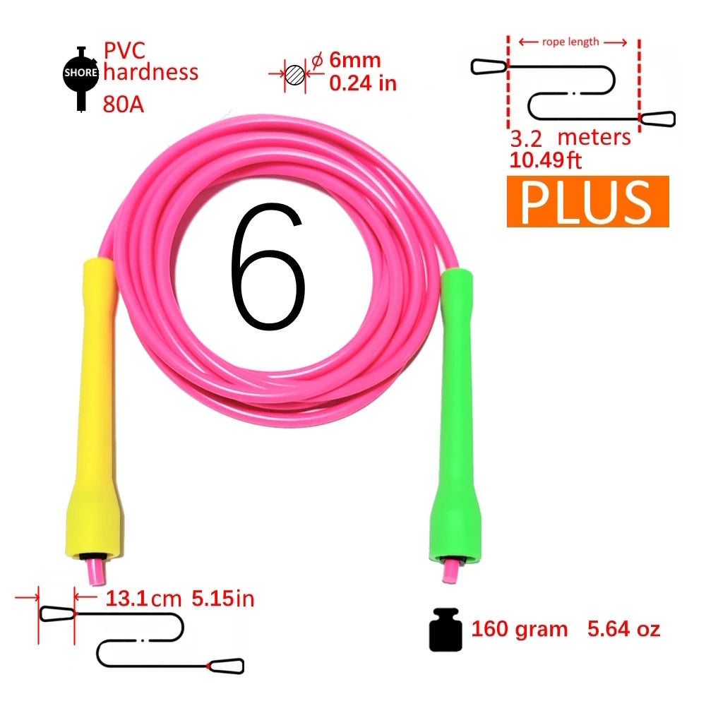 High-Speed Tangle-Free Jump Rope – Durable TPU & PVC Skipping Rope for Fitness and CrossFit Training