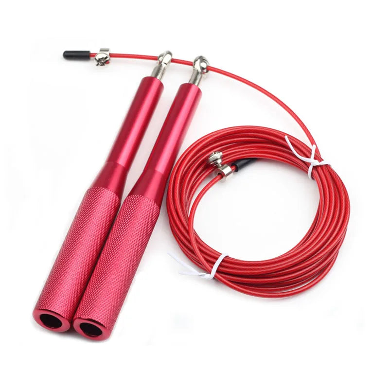 High-Performance Steel Wire Jump Rope – Adjustable Speed Rope for CrossFit and Boxing Training