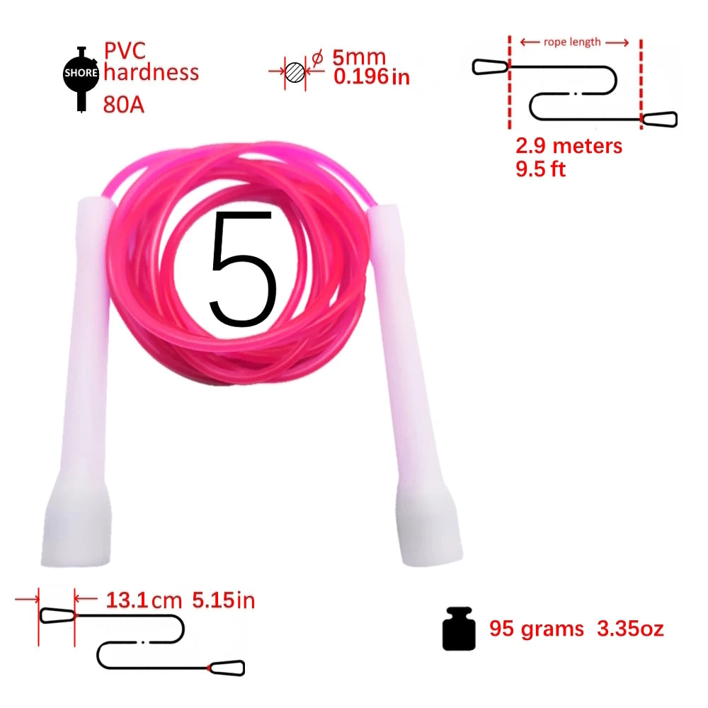 High-Speed Tangle-Free Jump Rope – Durable TPU & PVC Skipping Rope for Fitness and CrossFit Training