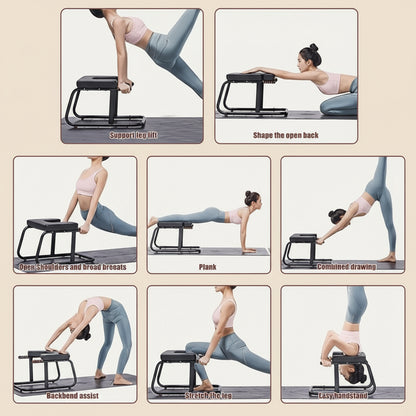 Foldable Headstand Bench – Strengthen Core & Improve Balance with This Studio-Quality Yoga Inversion Chair
